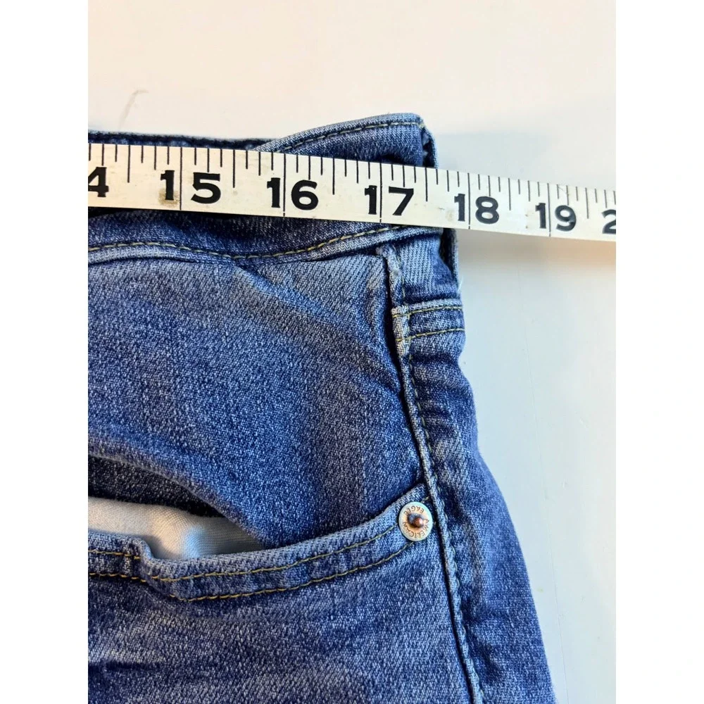 American Eagle Flex Mens 34x34 Medium Wash Straight Leg Denim Jeans Blue